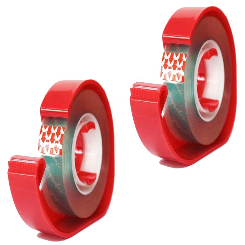 Диспенсер для прозрачной бумажной ленты, пластиковый портативный органайзер для клейкой ленты, для творчества и творчества