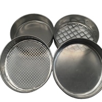Tamis de laboratoire standard en maille tissée en acier inoxydable ASTM pour l'échantillonnage et le filtrage des sols
