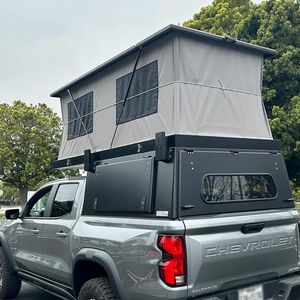 เต็นท์หลังคารถแบบนุ่มสำหรับตั้งแคมป์กลางแจ้ง ใช้กับรถกระบะ F150 รุ่น CANO-S02  วัสดุอะลูมิเนียมน้ำหนักเบา รุ่น A - Product Image 1