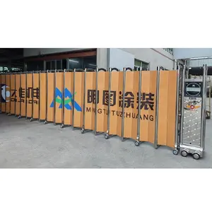 Warehouse Automatic Stainless Steel Retractable Sliding Gate Factory Remote Control Fence Front Gate Electric Telescopic Gate