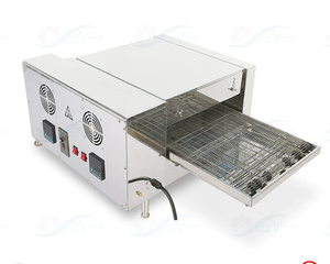Horno de <span class=keywords><strong>Pizza</strong></span> Comercial a Gas con Cinta Transportadora 0-400 ℃   Área de cocción de 560*390 mm, 10-20 pizzas/hora - Product Image 2