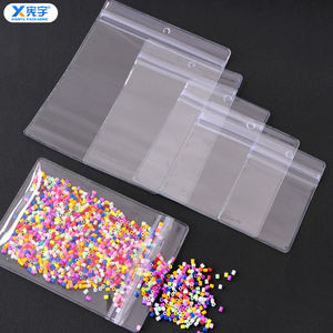 Bolsa de PVC Transparente de Lujo para Regalos Pequeños, Bolsa para Joyería con Cierre, Gruesa y Antioxidante, para Guardar Aretes, Collares, Pulseras, Gemas y Piedras - Product Image 4