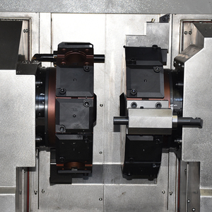 เครื่องกลึงซีเอ็นซีแบบหัวจับอัตโนมัติ 4 แกน ความแม่นยำสูง รุ่น HS HTS 6-DIIY แบบแกนหมุนคู่ โครงสร้างแนวนอน ฐานเอียง สำหรับงานขนาดกลาง - Product Image 2
