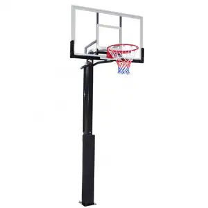 Export High Quality Outdoor Inground Adjustable Height Basketball Hoop Custom Basketball Ring