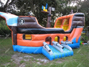 Château gonflable en PVC <span class=keywords><strong>de</strong></span> qualité commerciale, combo, château <span class=keywords><strong>de</strong></span> saut, <span class=keywords><strong>bateau</strong></span> <span class=keywords><strong>de</strong></span> <span class=keywords><strong>pirate</strong></span>, jeu <span class=keywords><strong>de</strong></span> rebond - Product Image 4