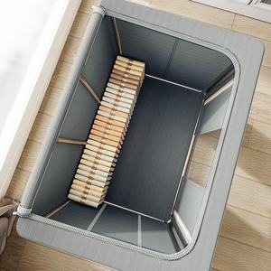 Meubles de chambre à coucher : Armoire de rangement empilable, Boîte de rangement en tissu pour vêtements, Organisateur de rangement pliable - Product Image 5