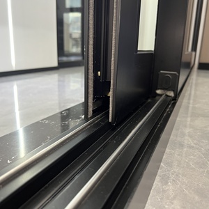Porte coulissante en verre trempé avec moustiquaire en acier pour patio, usage extérieur et jardin - Product Image 4