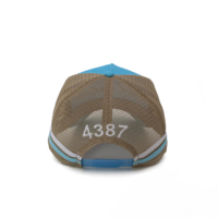 Casquette de camionneur personnalisée à profil haut, 5 panneaux, couleur vive, réglable, en maille, casquette de baseball à visière incurvée, casquette de camionneur imprimée