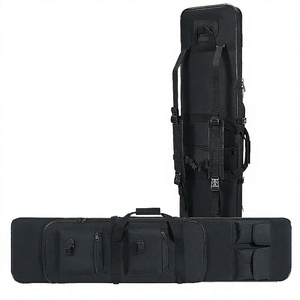 Funda Protectora para Caza, 19 Pulgadas, Nailon, Impermeable, Cierre de Cremallera, Correa Desmontable, Bolsillo Interior, Unisex, Equipo Táctico para Exteriores - Product Image 2