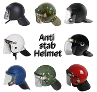 Casque de sécurité anti-impact en ABS, anti-coupure, ignifuge, anti-émeute avec visière pour usine