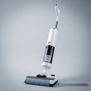 Serpillère <span class=keywords><strong>aspirateur</strong></span> sans fil avec interaction vocale intelligente en anglais/russe/chinois et écran LED pour la distribution internationale - Product Image 1