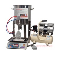 Machine de remplissage de Tube de pot d'emballage entièrement/semi-automatique à tête unique, cristal de miel liquide brut