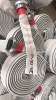 Tuyau de tuyau en toile haute résistance Double équipement de lutte contre l'incendie doublé PU tuyau d'incendie avec d'excellentes performances