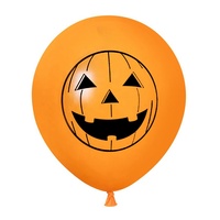 Globos de Halloween para Niños, Color Rosa, Negro, Naranja, Transparente y Blanco, con Diseño de Fantasmas y Calabazas, Proveedor de Globos Gruesos