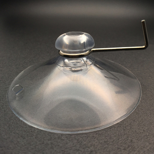 Hookei Transparent Single Cup Vacuum Glass Suction <b>Shower</b> With Wall Double Hook Cup for Children Handcraft Hanging - Product Image 1