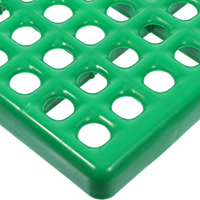 Tapis de sol en plastique portable pour cage à lapin, grille creuse anti-morsure, antidérapant, lavable, pour cage à petits animaux, toutes saisons
