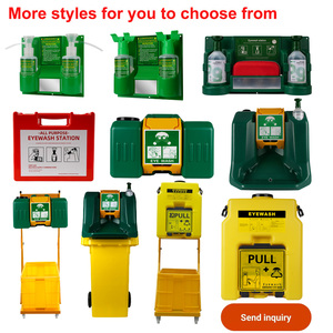 Estación de <span class=keywords><strong>Lavaojos</strong></span> de Emergencia de 53L, Montada en la Pared, de Plástico, <span class=keywords><strong>Portátil</strong></span> y Segura - Product Image 6