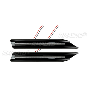 Front Bumper Side <b>Splitter</b> Cover Air Vent Daytime Running Light Lamp Fit for Mercedes-Benz C-Class W206 C200 C300 C43 AMG 2022+ - Product Image 2