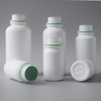 Bouteille en PEHD avec bouchon à vis et insert compte-gouttes, applicateur de produits chimiques agricoles de précision à filetage supérieur, prix usine de gros