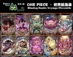 Vente en gros de cartes de jeu de société de collection d'anime A6 grand format Firefly Forest One Piece Blazing Realm Voyage Chronicle - Product Image 5