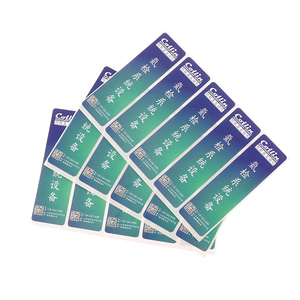 Bền Pearlescent Phim Nhãn Hai Mặt In Ấn Lạnh Lá Dập Dán Cho Ngoài Trời Pet Chai Nước - Product Image 1