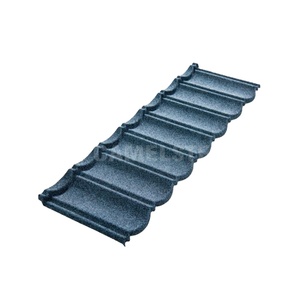 Tuiles de <span class=keywords><strong>toiture</strong></span> en acier revêtu de pierre style artisanal, matériau anti-corrosion pour le remplacement des anciennes toitures en asphalte, pour la rénovation d'entrepôts - Product Image 2