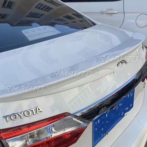 Aileron de coffre arrière en plastique ABS aspect fibre de carbone pour Toyota Corolla 2014-2018, accessoires de kit carrosserie - Product Image 6