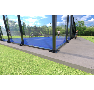 Pista de Pádel de Cristal Premium Phuoc Thinh con Vista Panorámica 360°, Estructura de Cristal para Tenis de Pádel, Comercio Global - Product Image 1