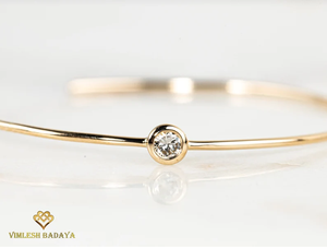 Modernos Pendientes de Aro con Diamantes de Laboratorio, Diseño Grande, Oro Sólido Hecho a Mano con Diamantes Creados en Laboratorio, Joyería Fina, Regalo para Ella - Product Image 3