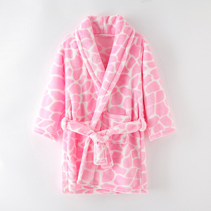 Peignoir unisexe en flanelle douce absorbante, robe longue à manches longues et col en V, vêtements décontractés pour <span class=keywords><strong>homme</strong></span> et femme, pour la maison, le spa, l'hôtel - Product Image 2