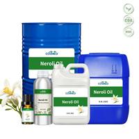 Huile de Néroli de Qualité Supérieure, Huile Essentielle Pure et Naturelle de Fleur d'Oranger (Citrus Aurantium) en Vrac pour la Fabrication de Parfums Raffinés