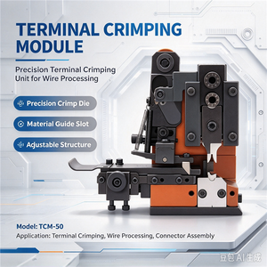 Máquina de Precisión para Pelar Cables y Crimpar Terminales, Herramienta Aplicadora de Matrices para Crimpar Terminales - Product Image 5