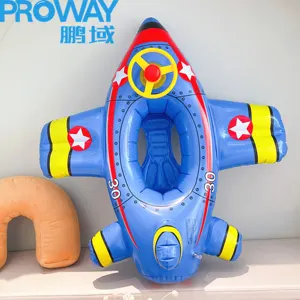 Flotteur de piscine gonflable en PVC pour bébé, flotteur de piscine gonflable pour bébé, nouvel arrivage, avion, flotteur de natation pour bébé