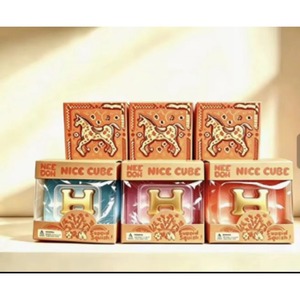 Juguete Antiestrés de Cubitos de Maltosa, Personalizable con Logotipo, Bonitos Cubitos de Hielo - Product Image 2