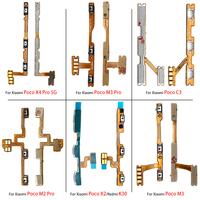Flexor de Volumen y Encendido para Xiaomi Poco X7 X6 X5 X4 X3 X2 F7 F6 F5 F4 F3 GT F2 M7 M6 M5S M4 M3 M2 Pro C75 C71 C65 C55 C51 C50 C40 C3