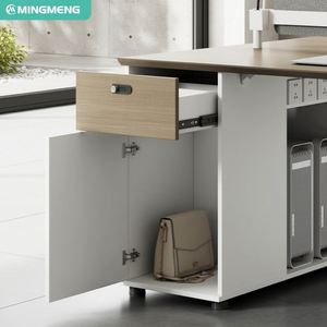 Mobilier commercial Vente en gros Table de personnel de bureau en bois Poste de travail modulaire Bureau pour espace de travail - Product Image 5