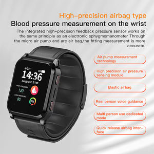 <span class=keywords><strong>Montre</strong></span> connectée médicale avec pompe à air, mesure de la pression artérielle, réseau 4G, positionnement, ECG, fréquence cardiaque 24h/24, détection à distance, santé, sommeil, SOS - Product Image 4