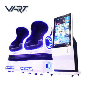 <span class=keywords><strong>2022</strong></span> caliente máquina VR 9D 2 asiento VR Silla de huevo de avión niños 9D <span class=keywords><strong>cine</strong></span> Simulador de realidad Virtual cápsulas - Product Image 4