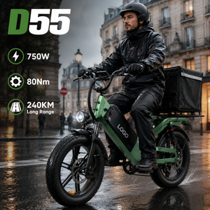 จักรยานเสือภูเขาไฟฟ้า D55 กันน้ำ 48V ไฮบริด ออฟโรด ซิตี้อีไบค์ 7 สปีด ระบบกันสะเทือนคู่ สำหรับผู้ใหญ่ - Product Image 1