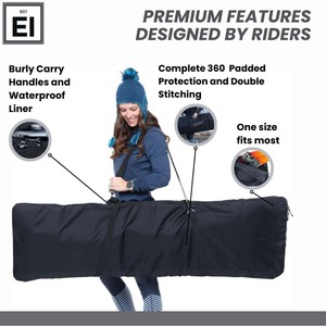 Échantillon gratuit, sac de sport pour bottes de ski et de snowboard, fabrication OEM, sac de sport rembourré, sacs de voyage, sacs de sport à roulettes pour snowboard - Product Image 5