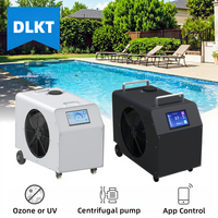 Refroidisseur d'eau pour bain froid 0,5HP 1HP 1,5HP 2HP Équipement d'échange de chaleur de réfrigération Pompe de refroidissement pour bain de glace Moteur inclus