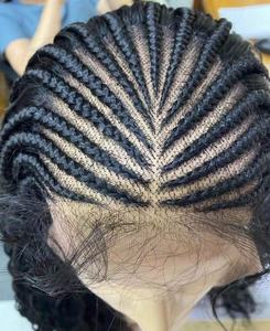 Perruques tressées sans colle, longues et lisses, les mieux notées, en dentelle complète, pour femmes noires - Product Image 4