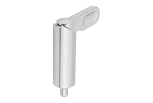 K0640 Poussoir d'indexage à came en acier inoxydable, version lisse, poignée en E, manchon non revêtu, dispositif de positionnement rapide et de verrouillage - Product Image 5