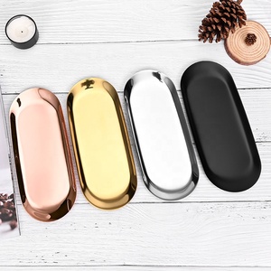 Bán Sỉ Khay Đựng Nến Hình Bầu Dục Nhiều Màu Bằng Thép Không Gỉ - Product Image 4