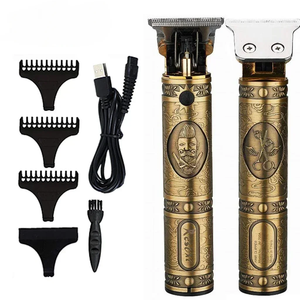 Máquina Cortapelos JM-700AL, Cuchilla en T de Acero Inoxidable, Afeitadora para Hombres, Recargable, la <span class=keywords><strong>Mejor</strong></span> <span class=keywords><strong>Recortadora</strong></span> de Pelo para Cabeza Rapada - Product Image 1