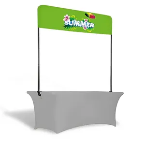 2023 Hot Sell Stand Dome Kiosk maßge schneiderte Druck werbung Display Banner