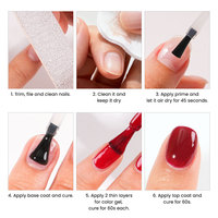 Badaga – Gel UV professionnel de base en gros, sans HEMA, non toxique, à retirer par trempage, vernis à ongles sans résidu, fournitures de salon, marque privée OEM