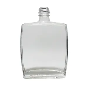 700ml Popular luxury vodka glass bottle for xo brandy whiskey whisky with cap