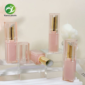 OEM 3.8g Leere Lippenstift röhre für Kosmetik verpackungen Benutzer definiertes Logo Soft Touch Coating Lippen balsam <span class=keywords><strong>Tube</strong></span> Make-up Verpackung Kunststoff <span class=keywords><strong>tube</strong></span> - Product Image 4