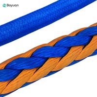 Cuerda UHMWPE de 10 mm y 12 Hilos, 30 m, Cuerda UHMWPE de la Mejor Calidad, Cuerda UHMWPE de Trenzado Simple, Cuerda para Barcos